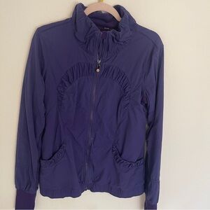 Lululemon Dance Studio Inspired Ruched Jacket Purple Size 10